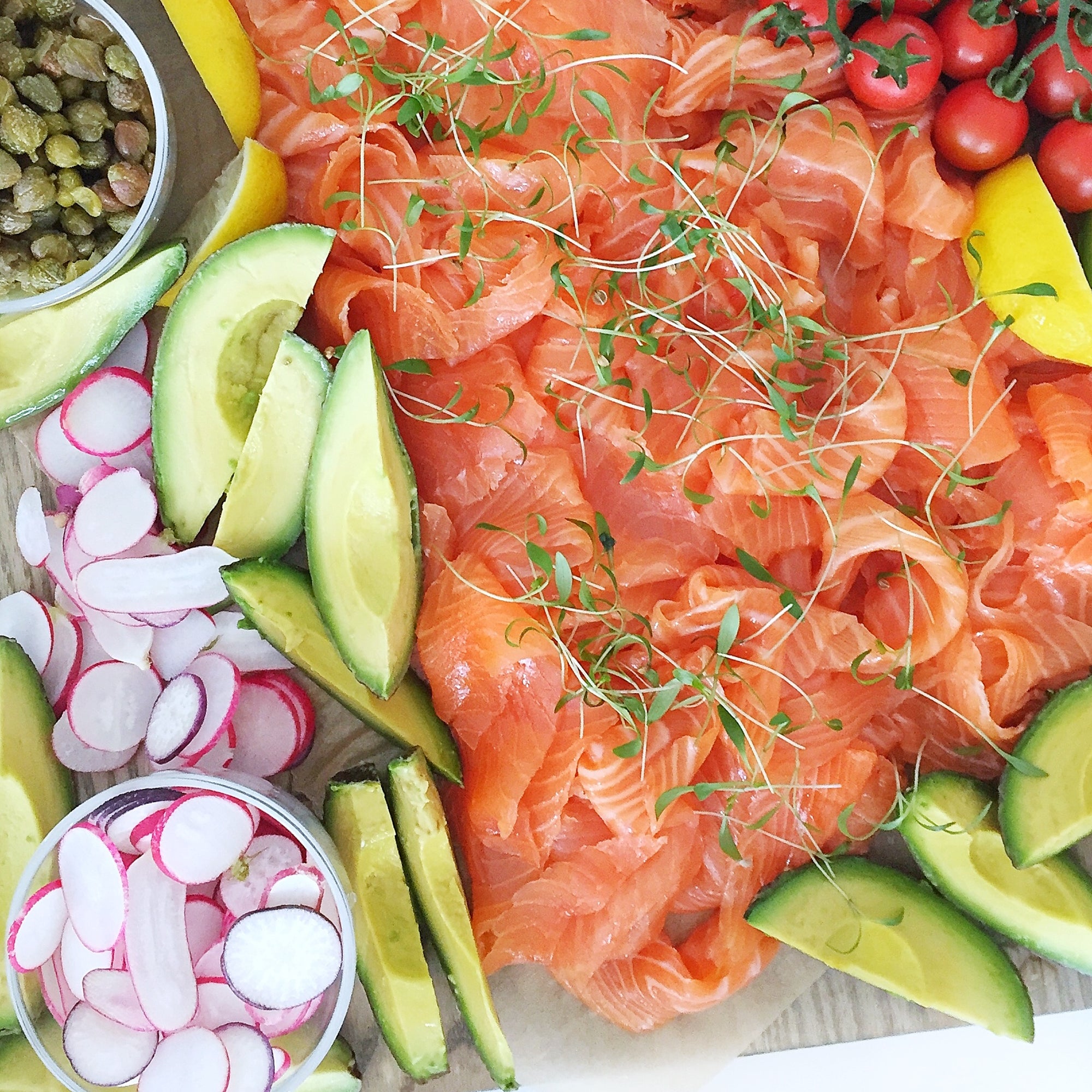 Smoked Salmon Brunch Platter