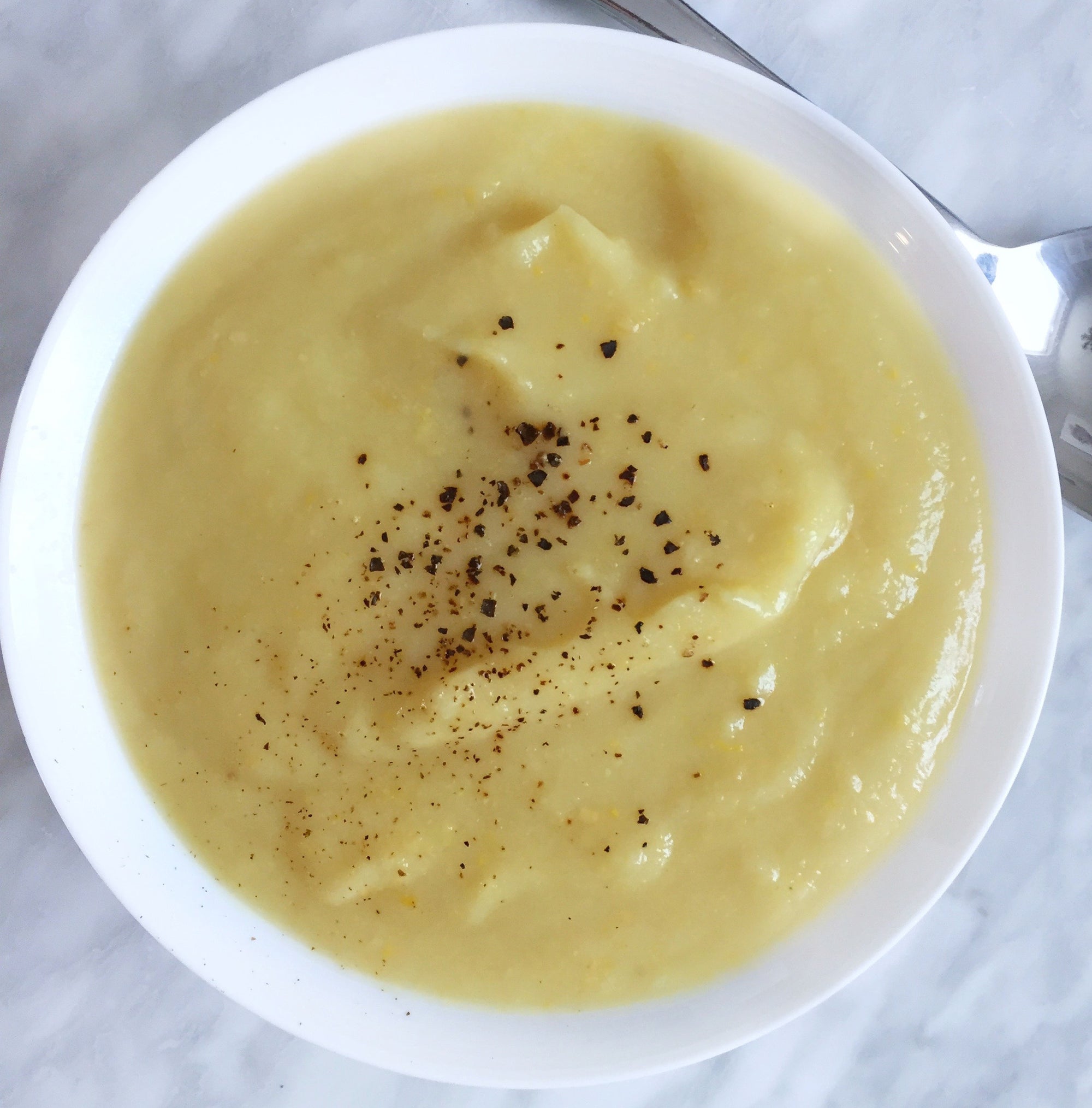 Cauliflower & Sweetcorn Soup