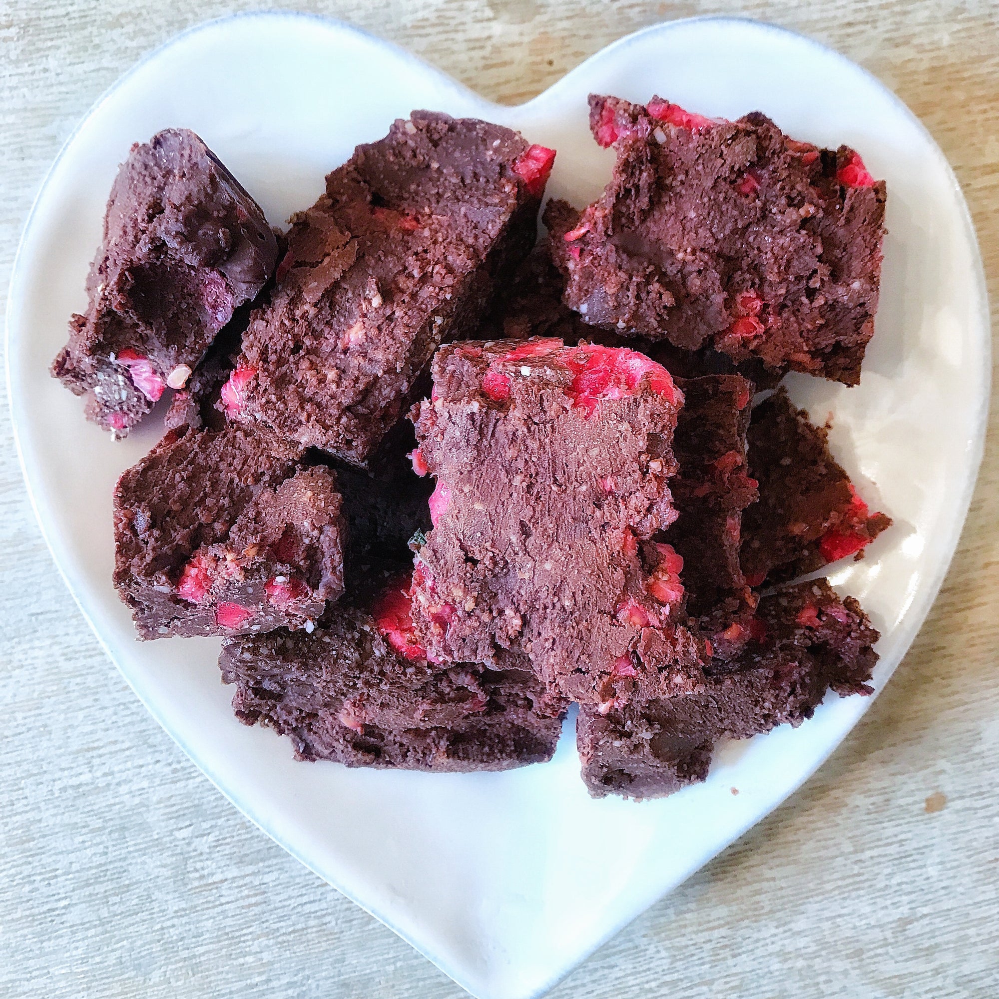 Frozen Raspberry Brownies
