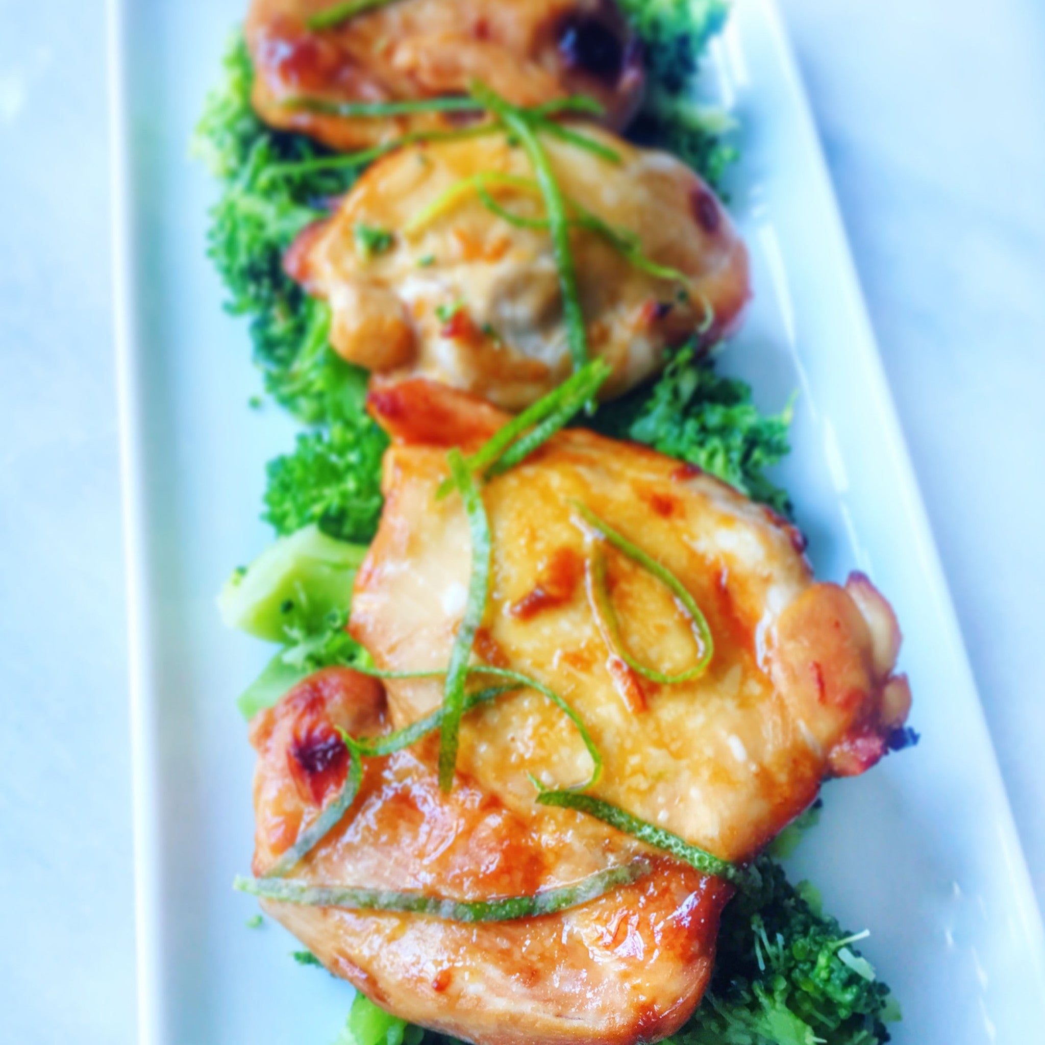 Grilled Sticky Lime & Ginger Chicken