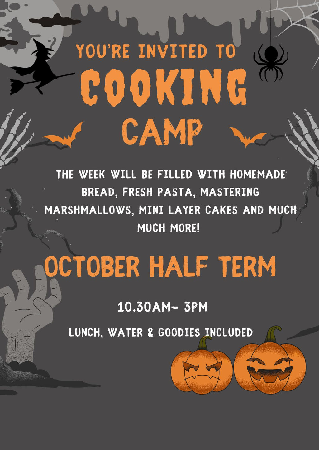 October Half Term Cooking Camp