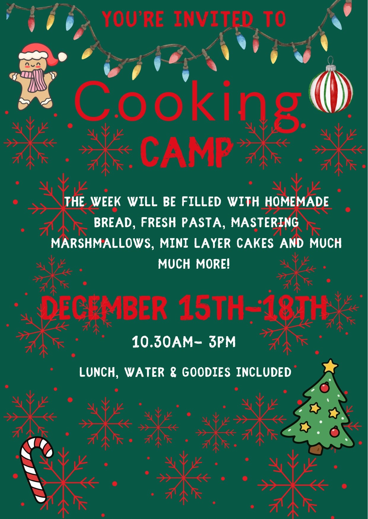 Christmas Cooking Camp