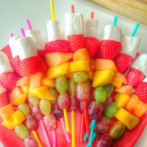 Rainbow Fruit Skewers